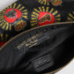 Dolce & Gabbana Black Red Nylon Sacred Heart Clutch Pouch Bag