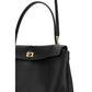 Balenciaga Black Calf Leather Bos Taurus Shoulder Bag