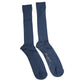 Dolce & Gabbana Blue Cotton DG Logo Over The Calf Socks