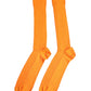 Dolce & Gabbana Orange Cotton Logo Over The Calf Socks