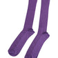 Dolce & Gabbana Purple Cotton Logo Over The Calf Socks