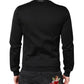 Dolce & Gabbana Black Cotton Logo Full Zip Men Bomber Jacket