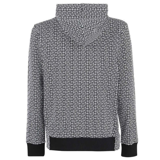 Balmain Black Cotton Men's Sweater