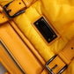 Dolce & Gabbana Yellow Orange Nylon Logo Plaque Hand Shoulder Tote Bag