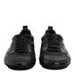 Dolce & Gabbana Black Exotic Leather Low Top Sneakers Shoes