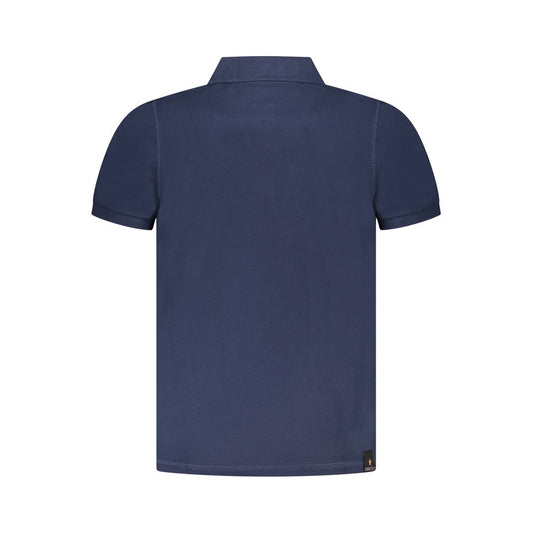 Accademia Militare Blue Cotton Polo Shirt
