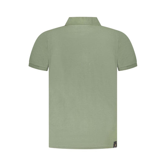 Accademia Militare Green Cotton Polo Shirt
