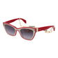 Guess Red Plastic Sunglasses