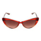 Guess Burgundy Plastic Sunglasses