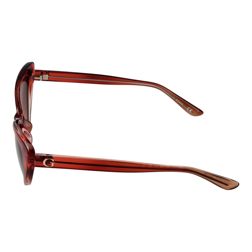 Guess Burgundy Plastic Sunglasses