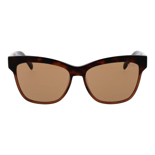 Emilio Pucci Brown Acetate Sunglasses