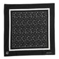 Dolce & Gabbana Black White Printed Square Foulard Scarf