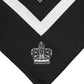 Dolce & Gabbana Black White Printed Square Foulard Scarf