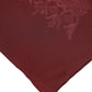 Dolce & Gabbana Maroon Silk Crown Square Men Foulard Scarf