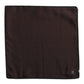 Dolce & Gabbana Brown DG Crown Silk Square Men Foulard Scarf