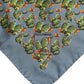 Dolce & Gabbana Gray Green Cactus Print Square Foulard Scarf