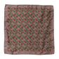Dolce & Gabbana Brown Chilis Silk Square Men Foulard Scarf