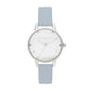 Olivia Burton Blue Artificial Leather Dress Watch
