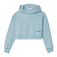 Hinnominate "Blue Cotton Women's Cropped Sweater"