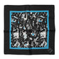 Dolce & Gabbana Black Jazz Club Silk Square Men Foulard Scarf