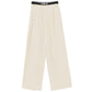 Comme Des Fuckdown Beige Polyester Women Palazzo Trousers