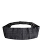 Dolce & Gabbana Dark Blue 100% Silk Belt Waist Cummerbund