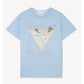 Casablanca Blue Cotton T-Shirt