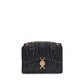 Versace Black Calf Leather Bos Taurus Shoulder Bag