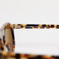 Dolce & Gabbana Brown Acetate Round Leopard Print Eyewear Sunglasses