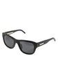 Dolce & Gabbana Black Leather Frame DG4177 Tinted Lens Sunglasses