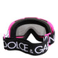 Dolce & Gabbana Fuchsia Pink Logo Ski Goggles DG6182 Mask Sunglasses