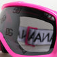 Dolce & Gabbana Fuchsia Pink Logo Ski Goggles DG6182 Mask Sunglasses