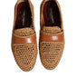Dolce & Gabbana Brown Woven Raffia Slip On Loafers Shoes