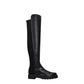 Stuart Weitzman Black Leather Over The Knee