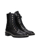 Stuart Weitzman Black Leather Ankle Boots