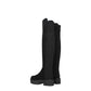 Stuart Weitzman Black Leather Over The Knee