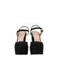 Stuart Weitzman Black Leather Platforms
