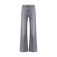7FOR Gray Cotton Bootcut Jeans