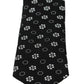 Dolce & Gabbana Black 100% Silk Floral Print Print Classic Tie
