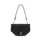 Versace Black Calf Leather Bos Taurus Shoulder Bag