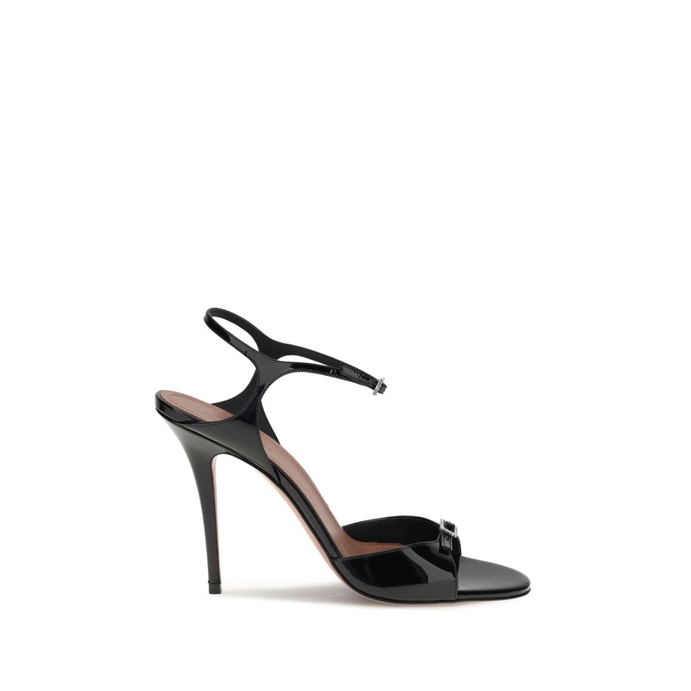 Amina Muaddi Patent-leather Adut Sandal