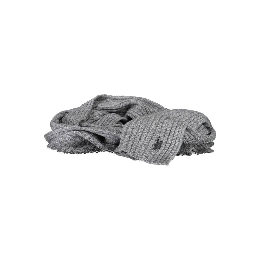 U.S. POLO ASSN. Gray Wool Scarf