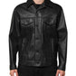 Dolce & Gabbana Black Polyester Button Down Biker Jacket