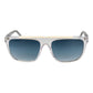 Guess Transparent Stainless Steel Sunglasses