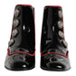 Dolce & Gabbana Black Jackie Buttoned Chelsea Boots Shoes