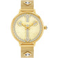 Police Gold Stainless Steel Dress Watch