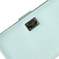 Dolce & Gabbana Mint Green Leather Bifold Continental Clutch Wallet