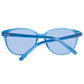 Benetton Blue Plastic Sunglasses
