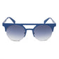 Italia Independent Blue Metal Sunglasses