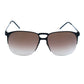 Italia Independent Black Metal Sunglasses